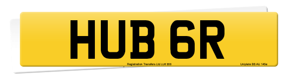 Registration number HUB 6R